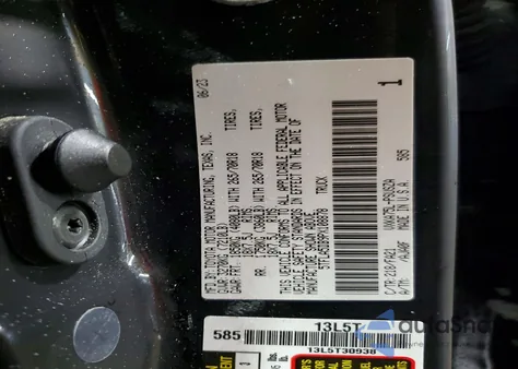 2023 Toyota Tundra Crewmax Sr z USA, uszkodzony, nr VIN 5TFLA5DB9PX108878